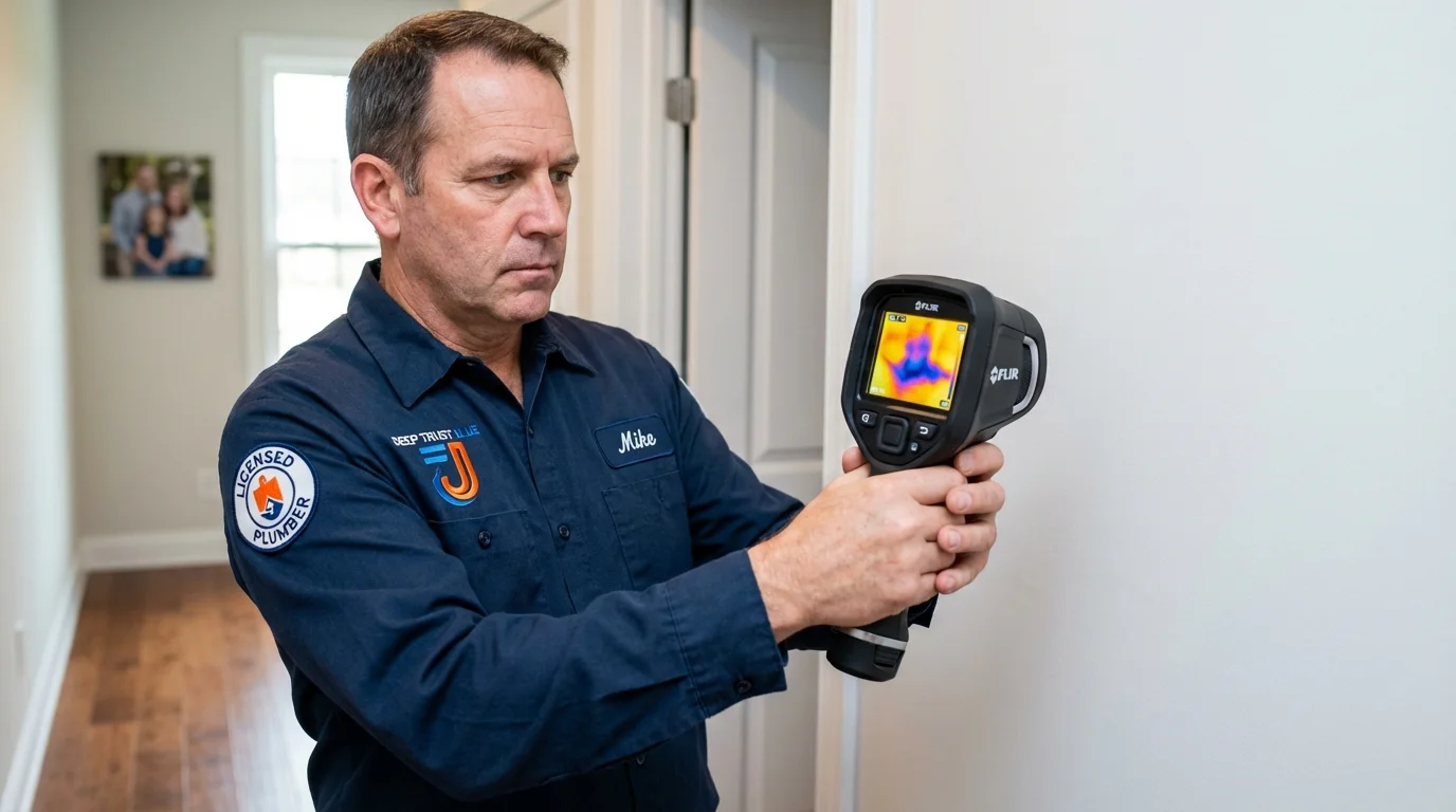 Thermal imaging leak detection by Johns Plumbing LLC in Mancos